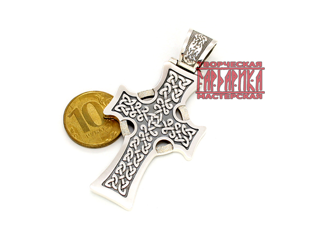 кельтский крест серебро